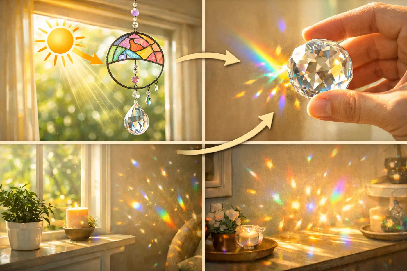 Comment fonctionne un attrape-soleil (suncatcher) ?