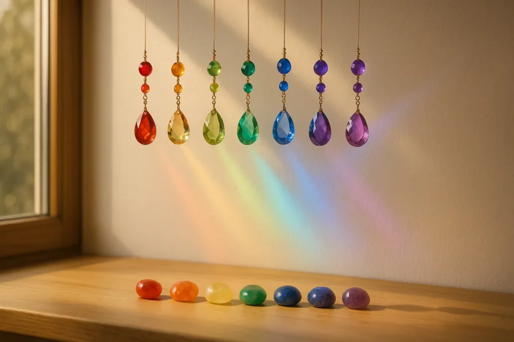 Couleurs et Chakras : quels suncatchers pour quels effets énergétiques ?