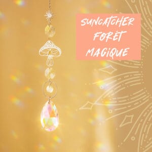 Attrape soleil en acier inoxydable couleur argent avec champignon