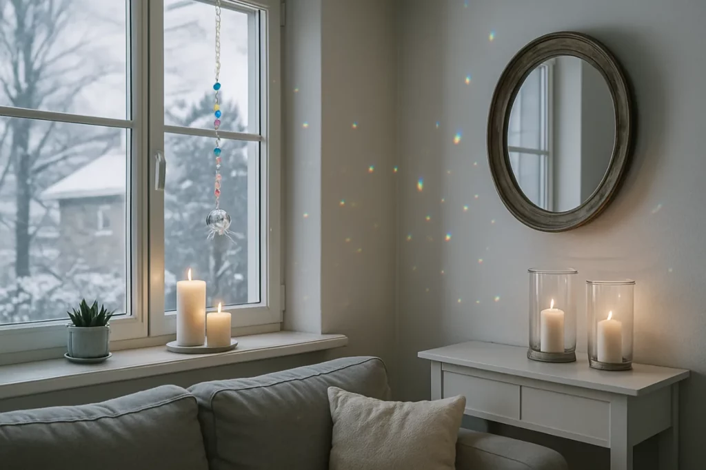 Hiver lumineux : comment maximiser les reflets de votre attrape-soleil avec peu de lumière ?