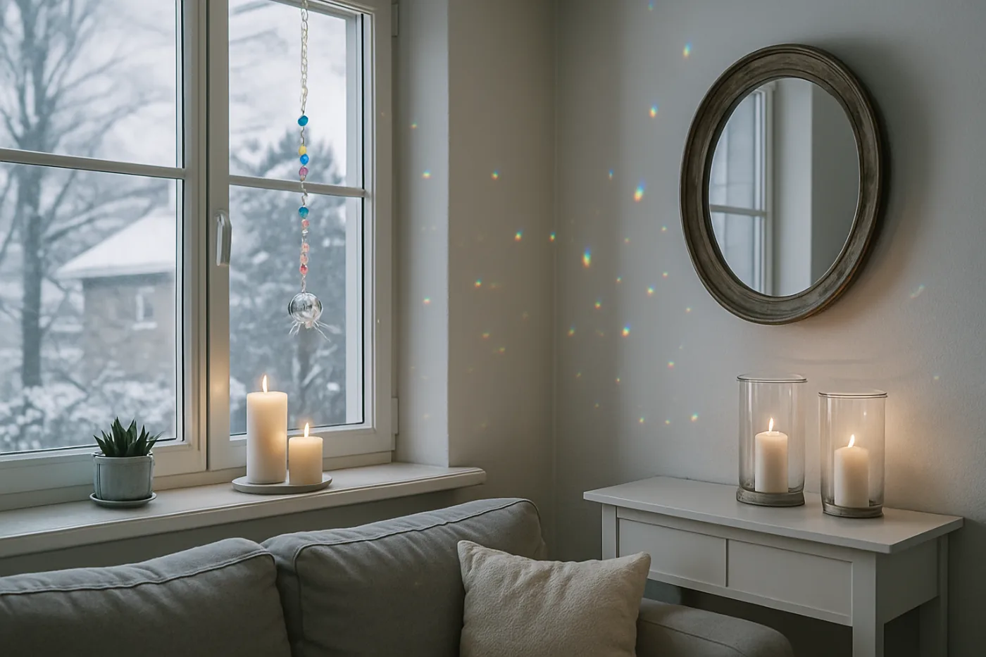 Hiver lumineux : comment maximiser les reflets de votre attrape-soleil avec peu de lumière ?