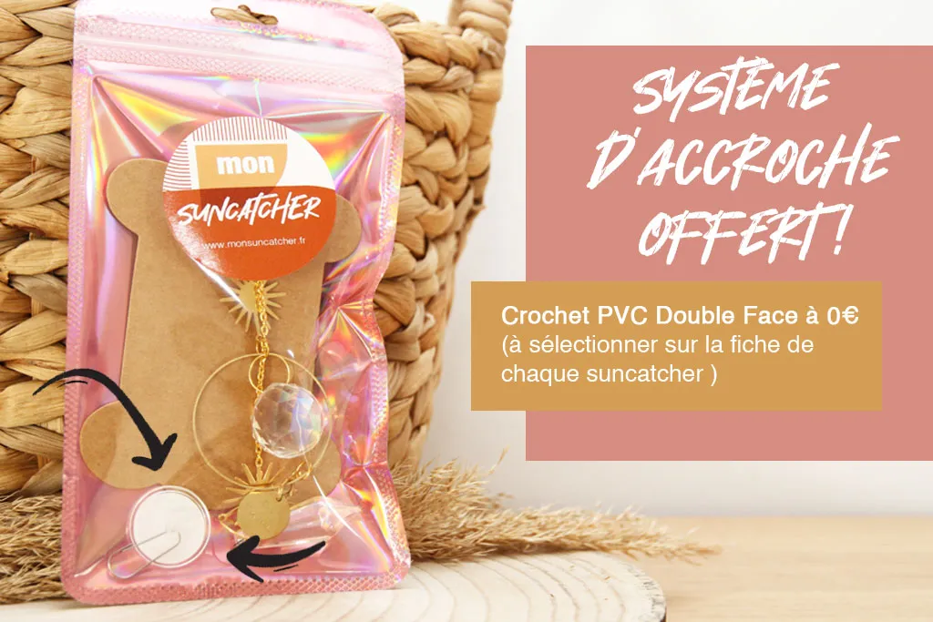 recevez en cadeau le crochet parfait pour accrocher votre suncatcher
