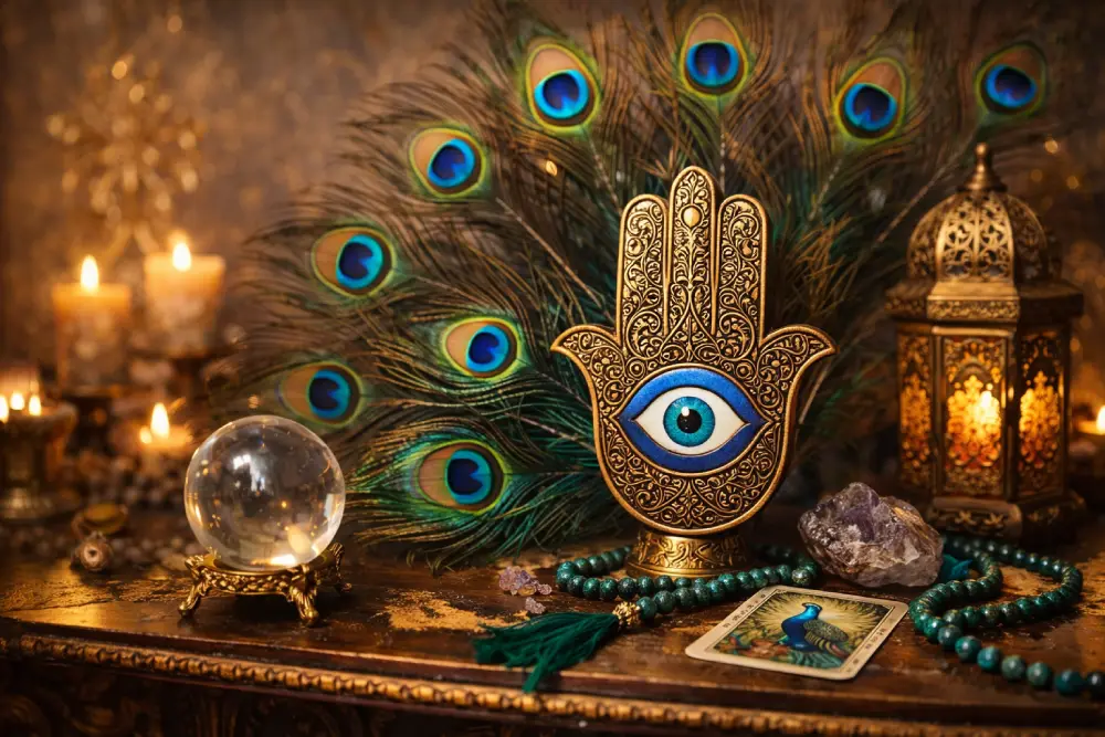 3. L'œil de paon : symbole de protection