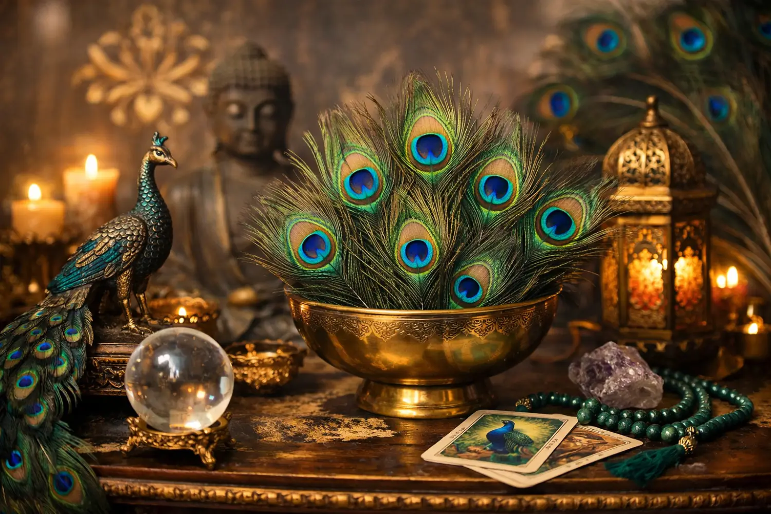 Plume de Paon, sa signification spirituelle : porte-bonheur ou malheur ?