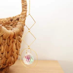 L'Éclat du Jour — Attrape-soleil cristal et losange