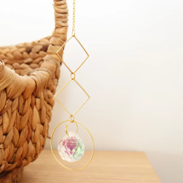 L'Éclat du Jour — Attrape-soleil cristal et losange